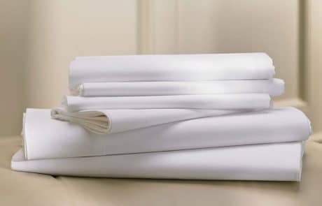 white hotel bedding
