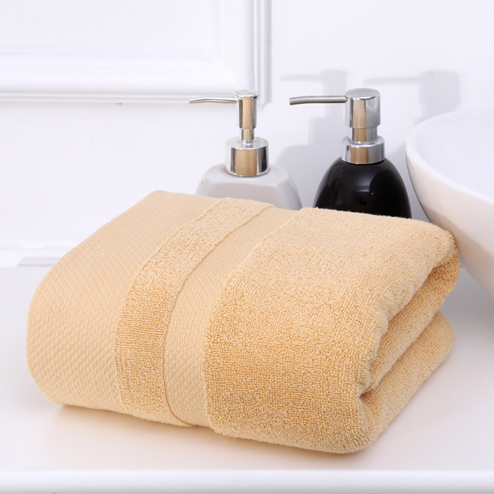 Hotel bath towel in color